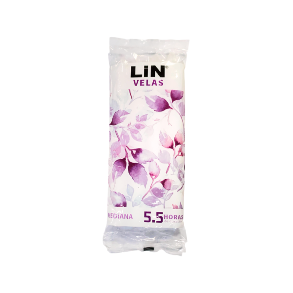 VELAS LIN MED 4 UNIDADES