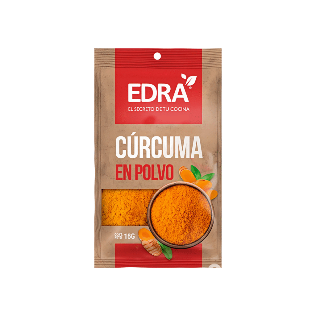 CÚRCUMA EN POLVO EDRA 16 G