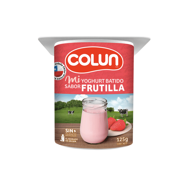 YOGHURT BATIDO FRUTILLA COLUN 125 G