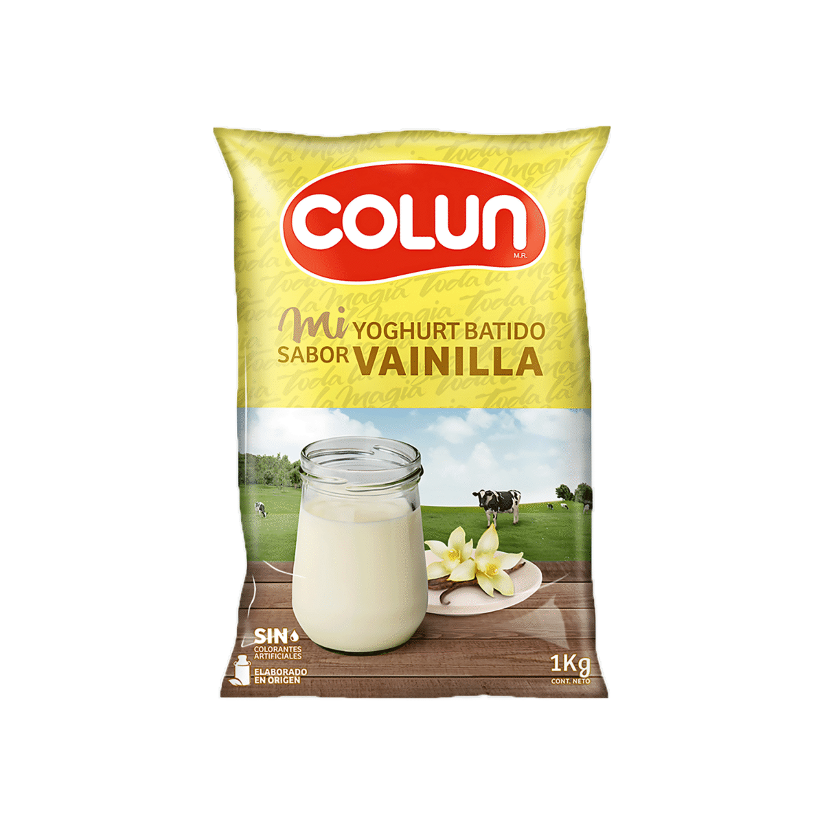 YOGHURT BATIDO VAINILLA BOLSA COLUN 1 KG