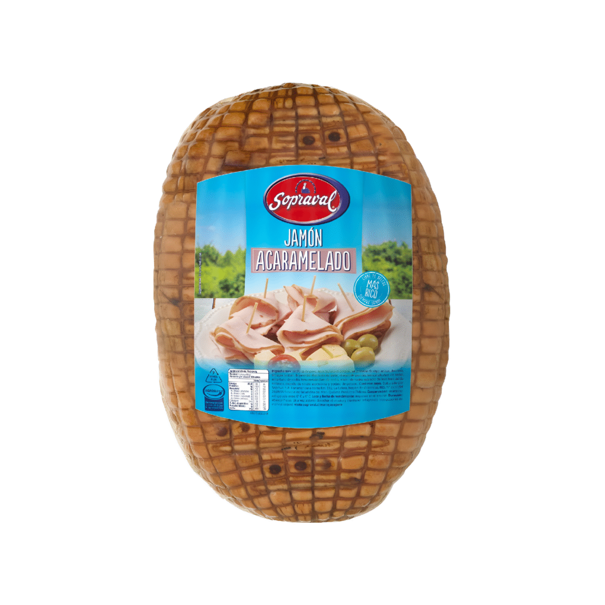 JAMÓN ACARAMELADO SOPRAVAL (PIEZA X KG)