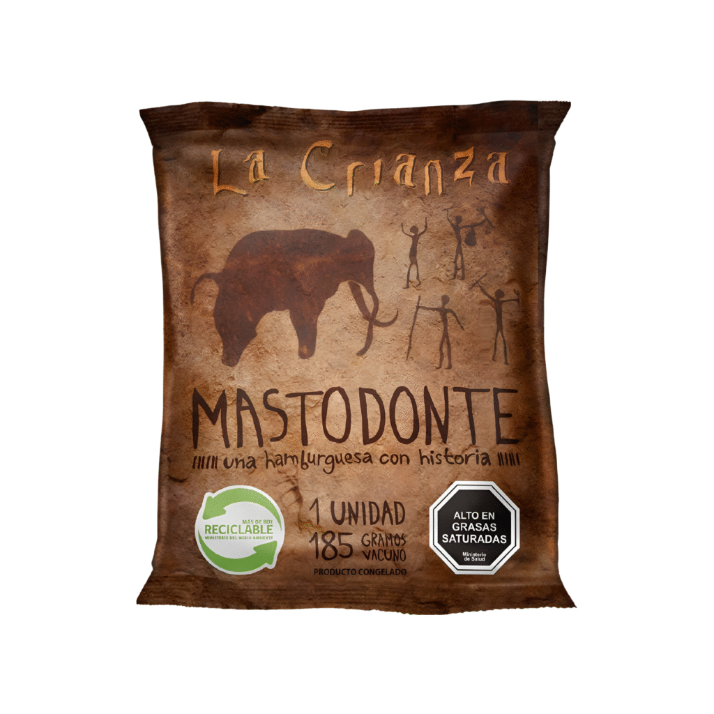 HAMBURGUESA MASTODONTE LA CRIANZA 185 G