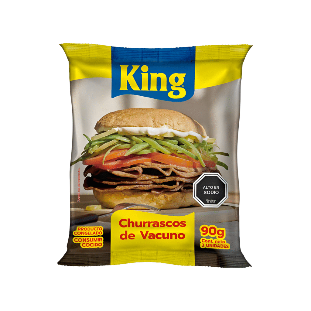 CHURRASCOS DE VACUNO KING 90 G