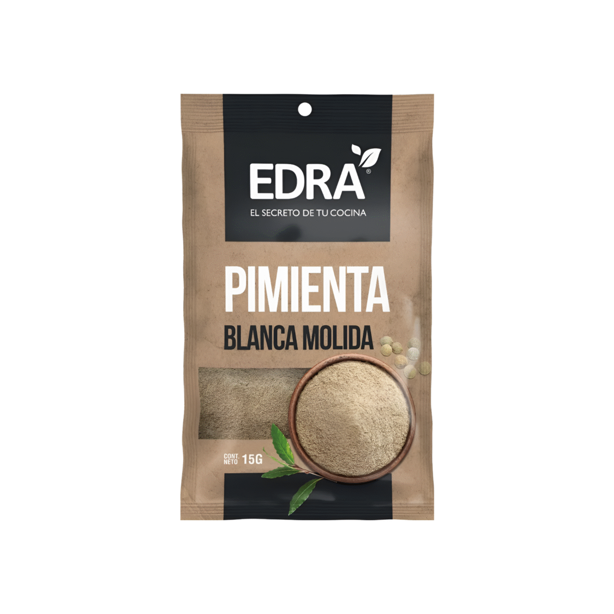PIMIENTA BLANCA MOLIDA EDRA 15 G