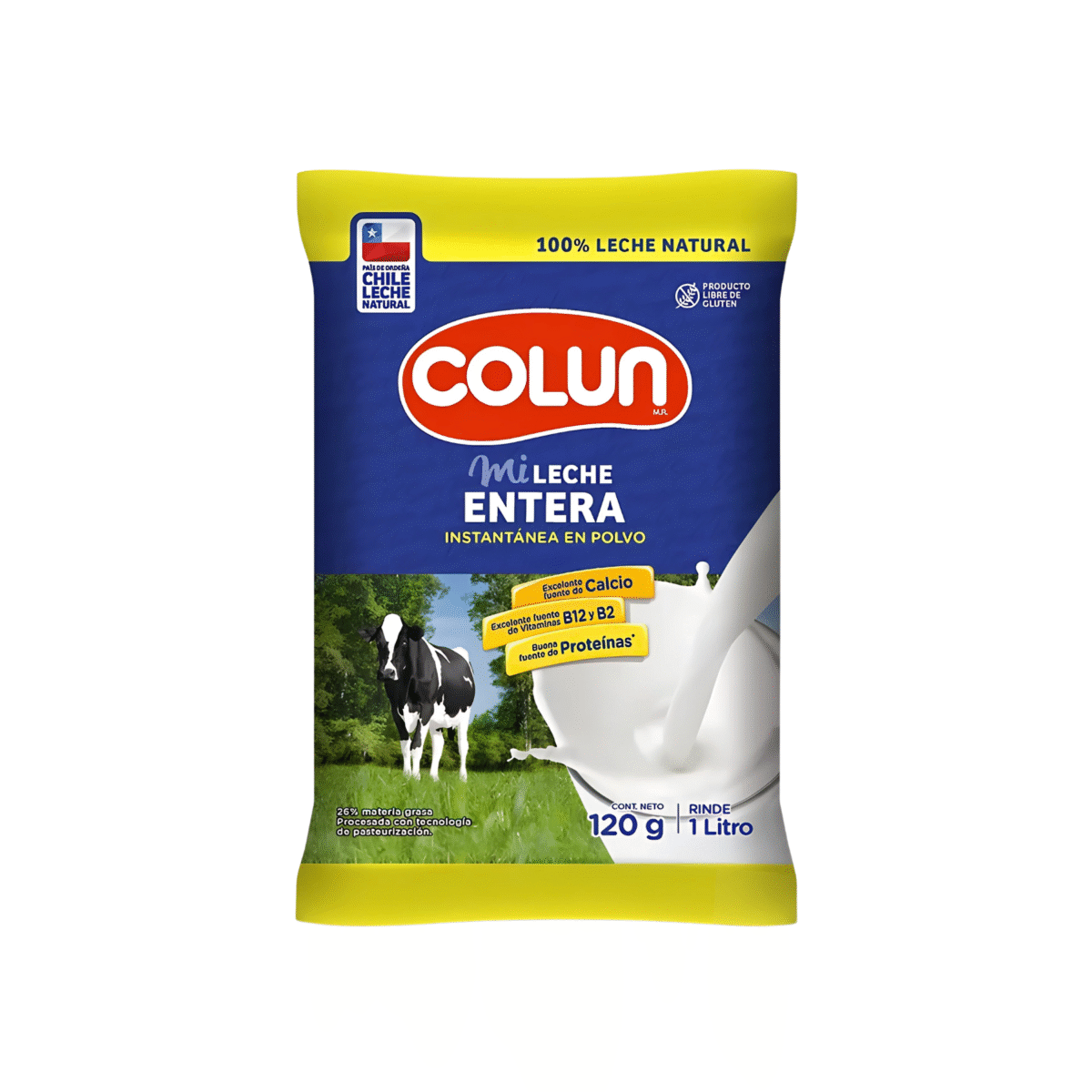 LECHE EN POLVO ENTERA EN BOLSA COLUN 120 G