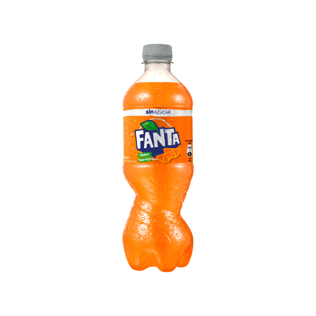 FANTA NARANJA SIN AZUCAR 591 ML