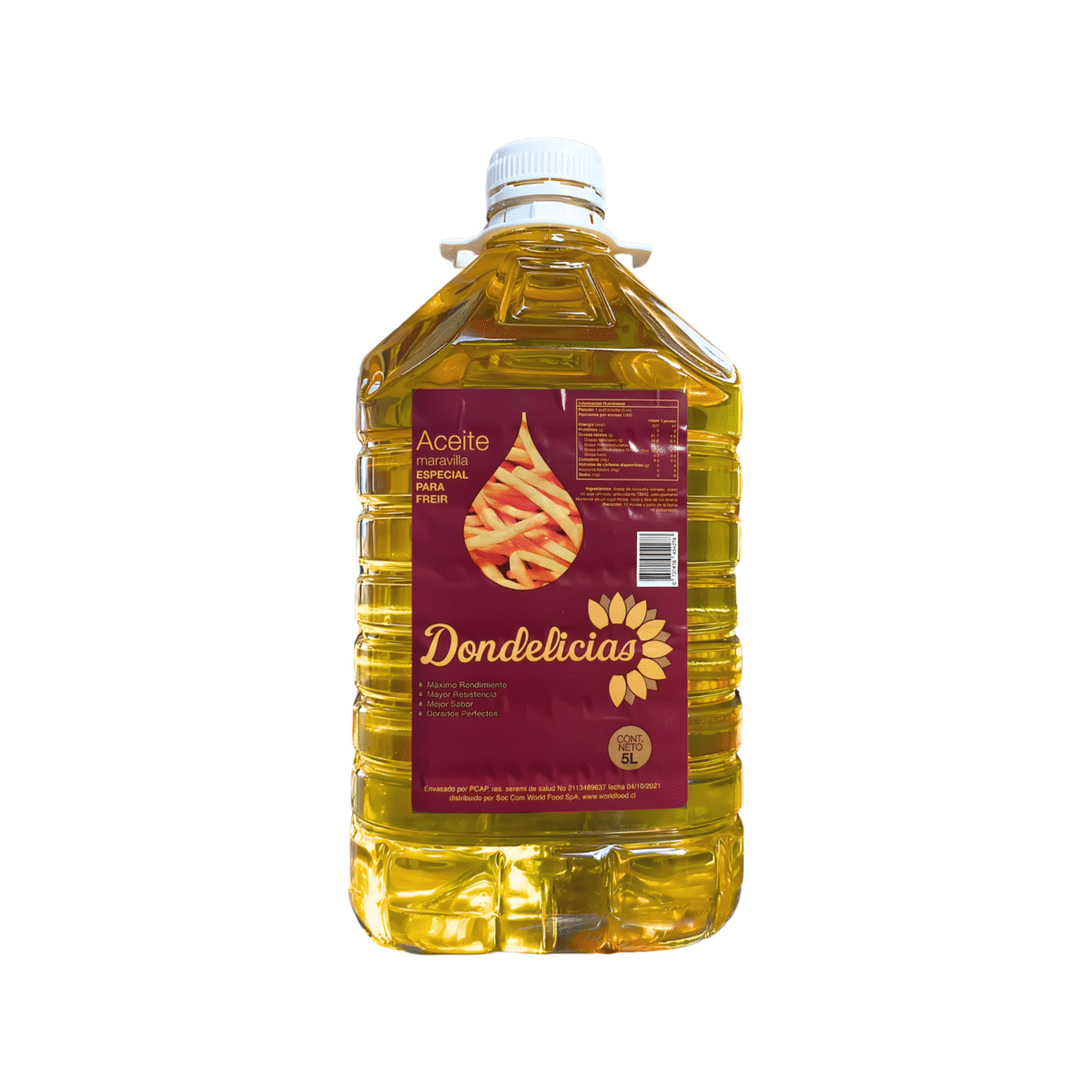 ACEITE MARAVILLA DONDELICIAS 5 L