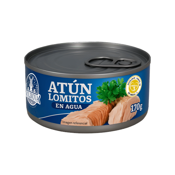 ATÚN LOMITOS EN AGUA MOLINOVA 170 G
