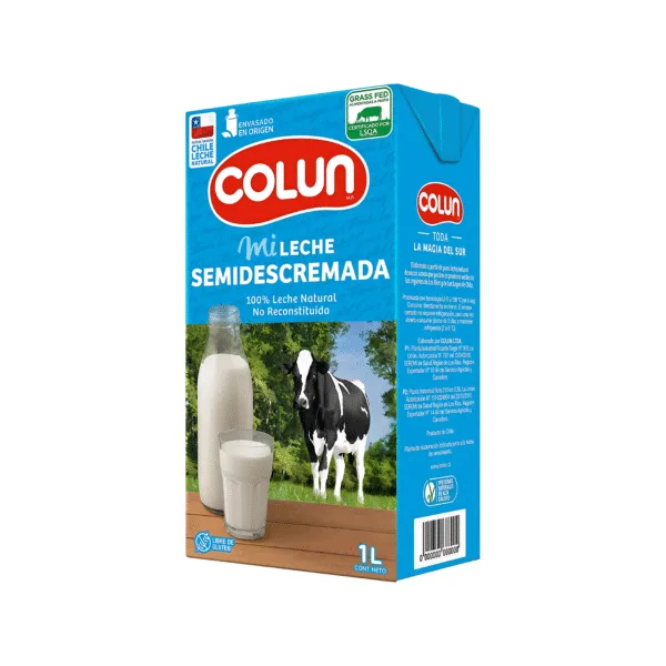 LECHE SEMIDESCREMADA COLUN 1 L