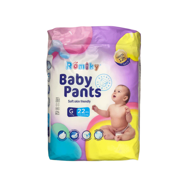 BABY PAÑALES ROMIKY TALLA G 22U