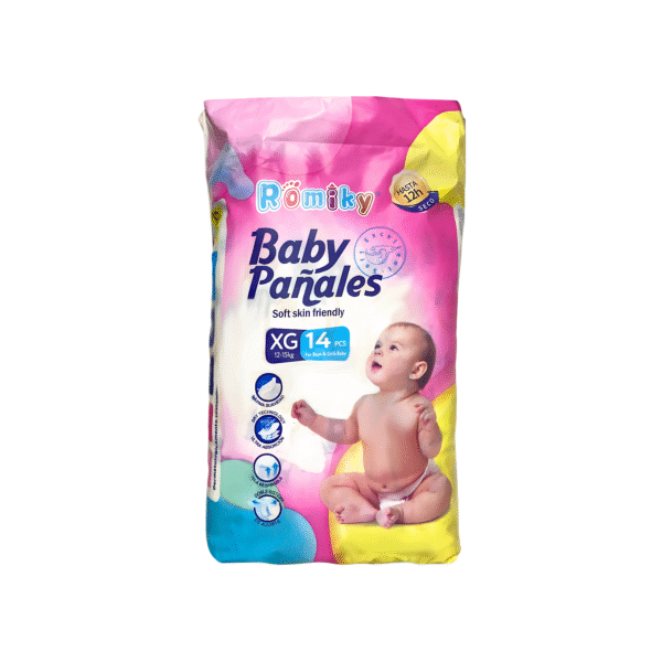 BABY PAÑALES ROMIKY TALLA XG 14U
