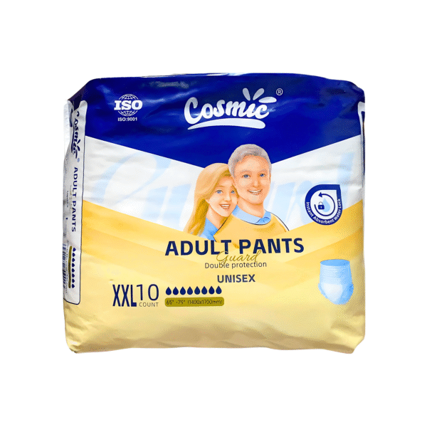CALZÓN PARA ADULTO UNISEX COSMIC TALLA XXL 10 U