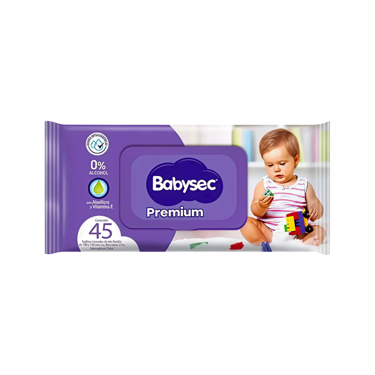 TOALLITAS HUMEDAS BABYSEC PREMIUM 45 U