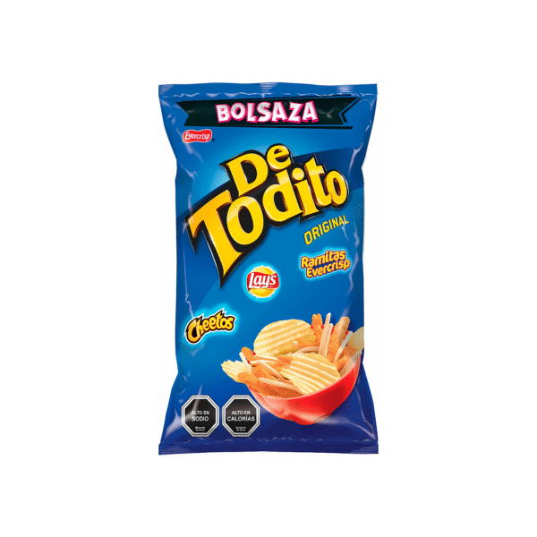 SNACK DETODITO BOLSAZA EVERCRISP 120 G
