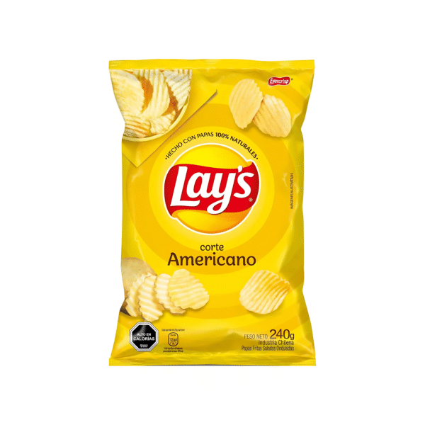 PAPAS FRITAS LAY'S CORTE AMERICANO 240 G