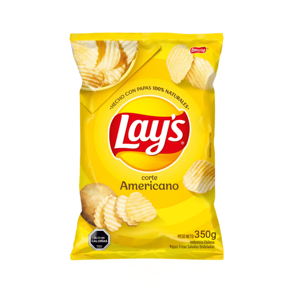 PAPAS FRITAS LAY'S CORTE AMERICANO 350 G