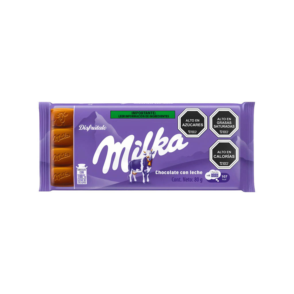 CHOCOLATE DE LECHE MILKA 80 G