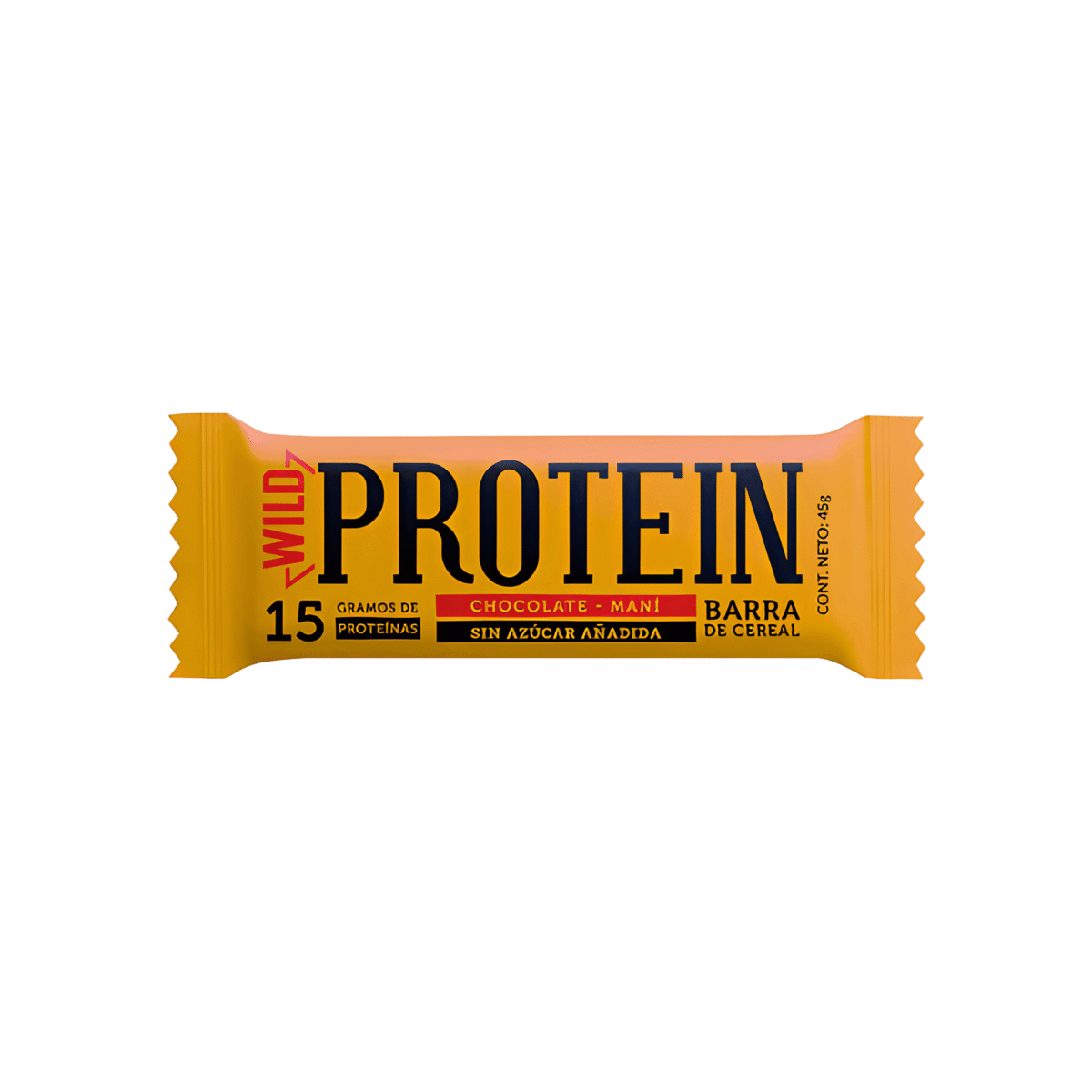 WILD PROTEIN CHOCOLATE MANÍ 16U X 45G