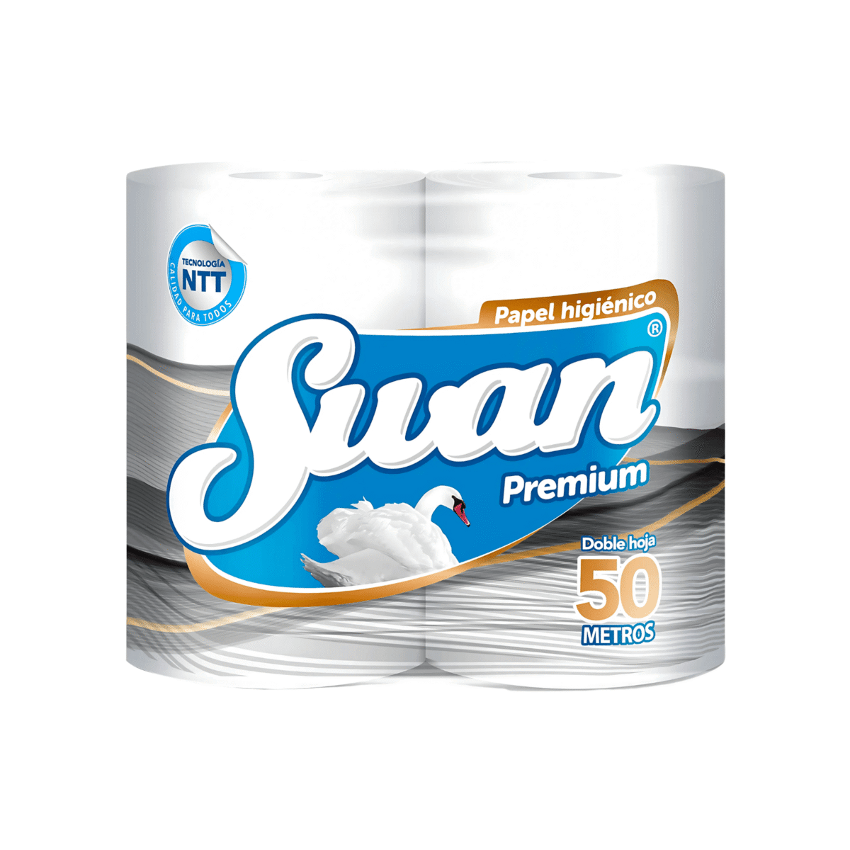 PAPEL HIGIENICO SWAN PREMIUM 4U X 50M