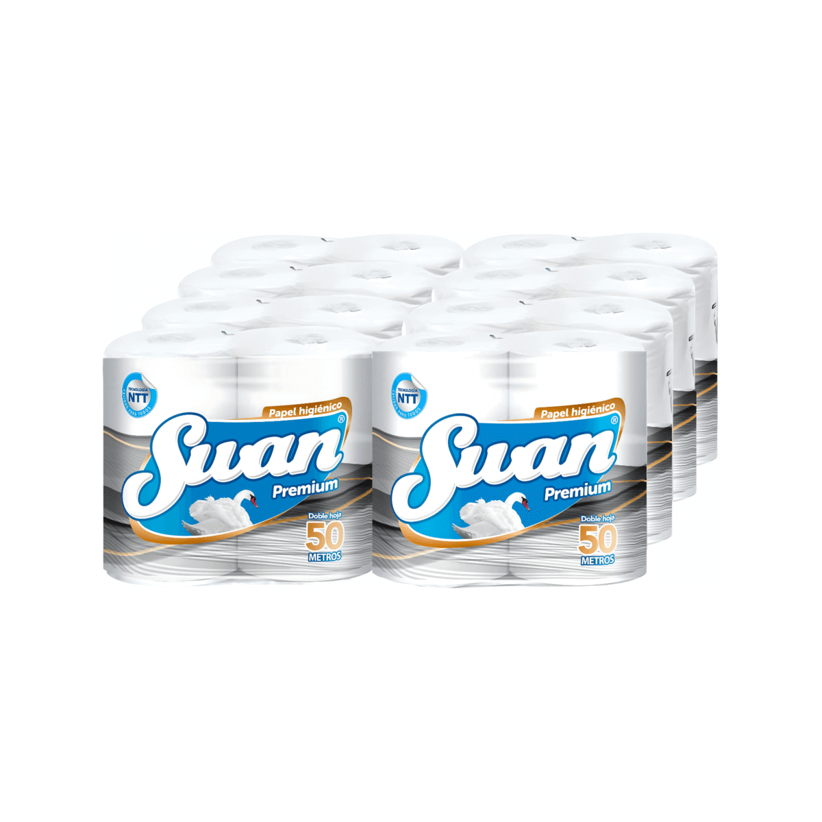 PAPEL HIGIENICO SWAN PREMIUM 4U X 50M
