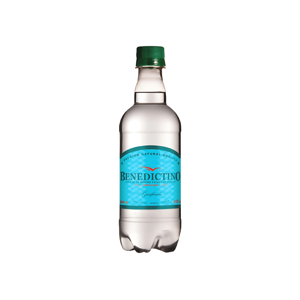 DISPLAY BENEDICTINO AGUA CON GAS 500 ML (X12)