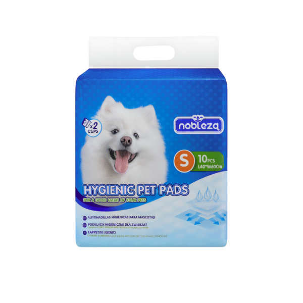 ALMOHADILLAS HIGIÉNICAS PARA MASTCOTAS NOBLEZA TALLA S 10U