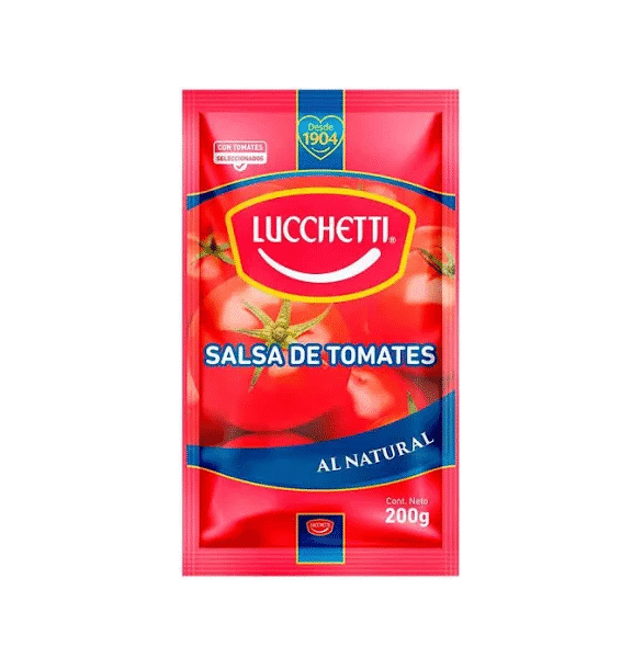 SALSA DE TOMATE LUCCHETTI NATURAL