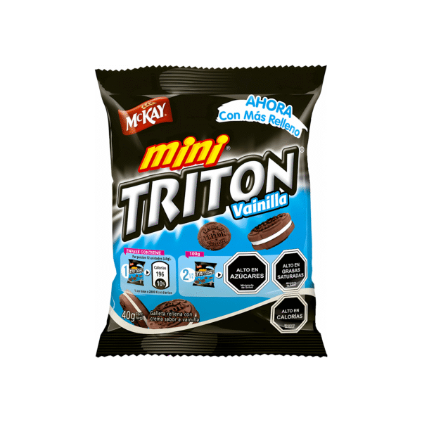 GALLETA MINI TRITON VAINILLA 40 G