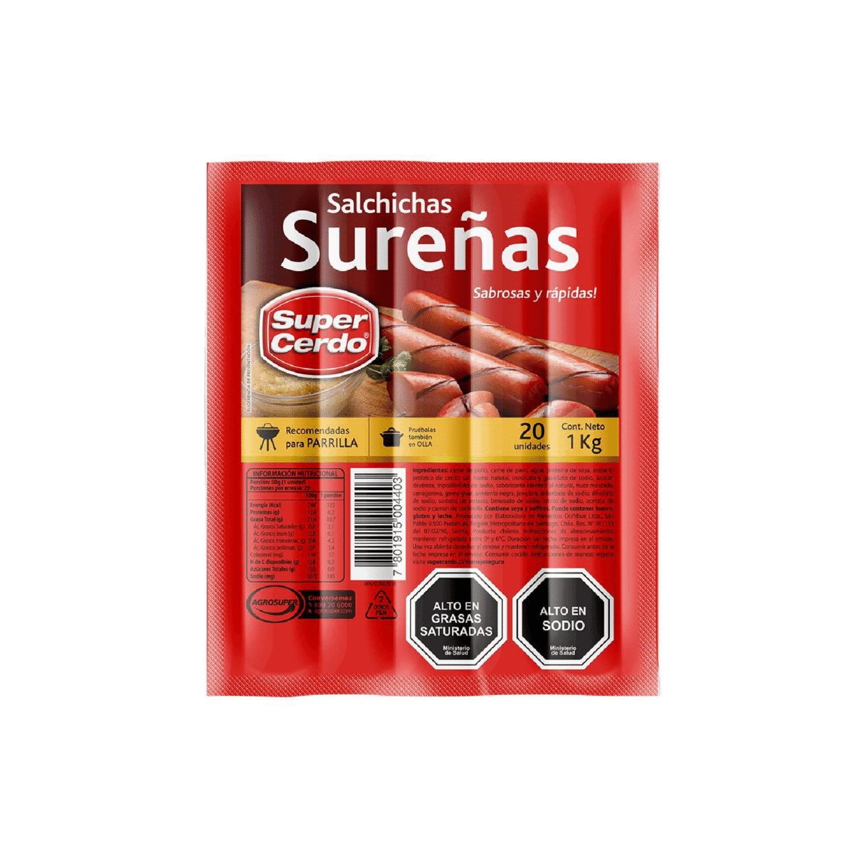 SALCHICHA SUREÑA 1 KG