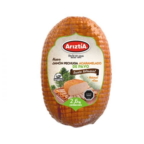 PECHUGA PAVO ACARAMELADO ARIZTIA