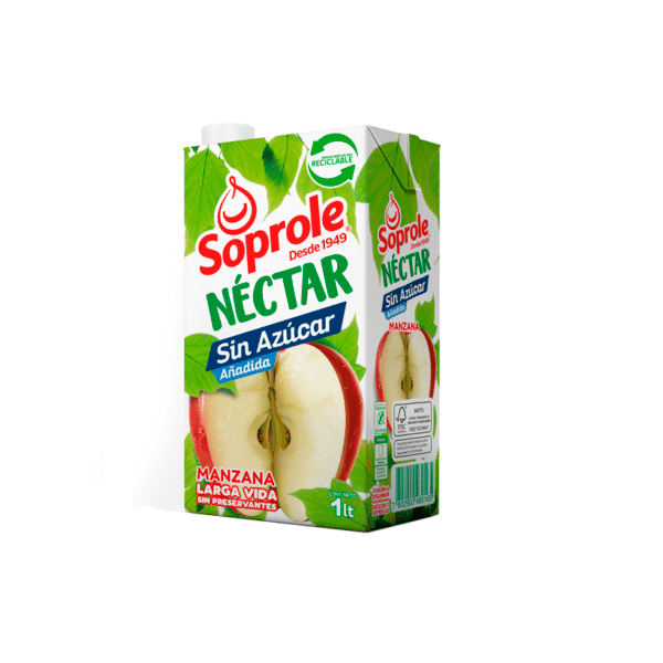 JUGO NECTAR MANZANA SOPROLE 1 L