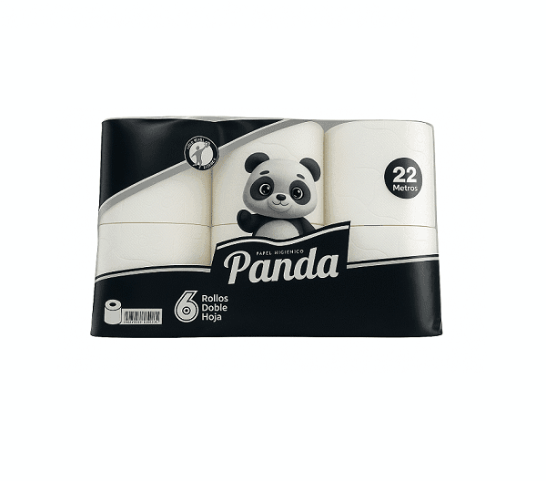 PAPEL HIGIENICO PANDA 6X22